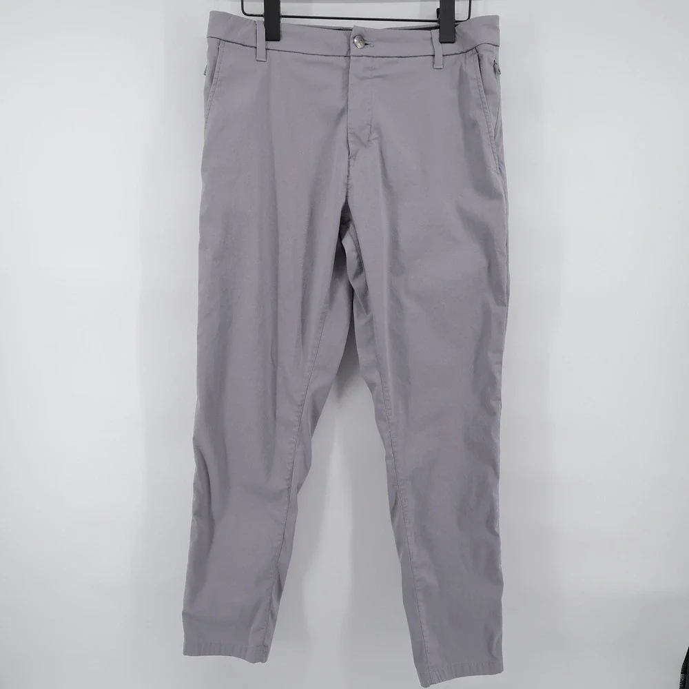 Birddogs Stretch Cotton Blend Chino Pants Grey Mens‎ 32x30 Inseam measures 29